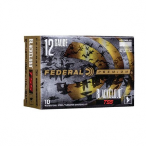 eral PWBTSSX1427B Black Cloud TSS 12 Gauge 3 1 1/4 Oz Steel Tungsten 7/BB Shot 10 Per Box Ammo