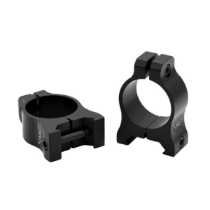 Warne Vapor Scope Ring Set 1 in Tube Low Picatinny/Weaver Matte Black Aluminum - V400M