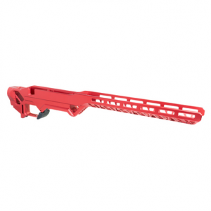 Timber Creek Outdoors Enforcer Rifle Chassis, Red Aluminum, SA Rem700 Action, Right - ERCR7SAR