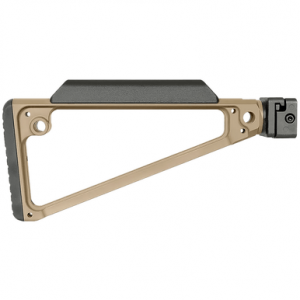 Midwest Industries MITRISFFDE Triangle Side Folding Stock Flat Dark Earth 6061 Aluminum