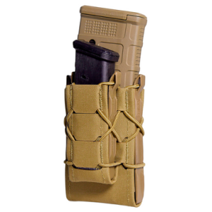 High Speed Gear TACO Gen 2 Double Decker Coyote Brown Nylon MOLLE Compatible with Rifle/Pistol - 24DD00CB