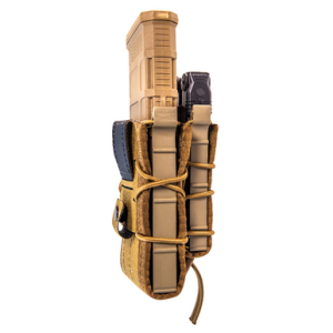 High Speed Gear TACO Double Decker Mag Pouch Coyote Brown Nylon 2.25" Wide Compatible with Rifle and Pistol - 13DD10CB