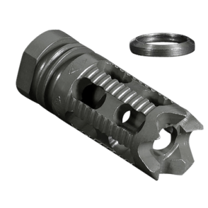 Yankee Hill 285M1 Phantom Comp/Brake with Aggressive End, 1/2"-28 tpi Threads 2.25" OAL for 5.56mm