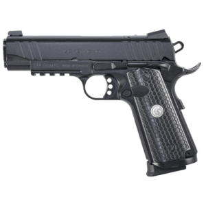 Girsan MC1911 S Influencer Pistol, 5" Blued Steel Barrel Black Optic Ready/Serrated Steel Slide & Frame w/Picatinny Rail & Beavertail Black Polymer Grip 9+1rd Full Size 38 Super - 391049