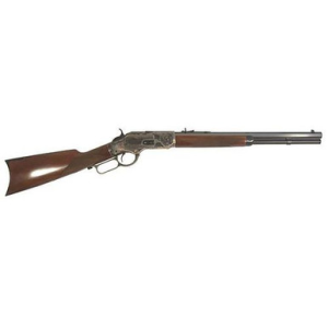 Cimarron CA2010G35 1873 Saddle Rifle 38 Special,357 Mag 10+1 18" Color Case Hardened Checkered Walnut Stock Right Hand (Full Size)