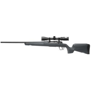 Savage Arms Axis 2 XP Combo Rifle, 20" Matte Black Heavy Sporter Barrel & Drilled & Tapped Carbon Steel Receiver Fixed Matte Gray Synthetic Stock Right Hand Boresighted 3-9x40mm 4+1rd Compact 308 Win - 32233