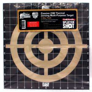 Pro-Shot Hanging Paper 12 in x 12 in Black/Orange 3 Pack - THSI123PK