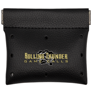 Rolling Thunder Game Call Mouth Call Pouch, Black - TC503-BLK