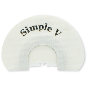Rolling Thunder Game Call Simple Diaphragm Call, 2 Reed V-Cut Attracts Turkey Species - TC006-SV