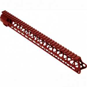 Timber Creek Outdoors Enforcer Handguard 15" AR-15 Red Anodized Aluminum Picatinny/M-LOK - ME15HGR