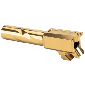 Zaffiri Precision Match Grade Barrel, Gold 416R Stainless Steel Flush / Crown Fits Springfield Hellcat - ZP.HCBG