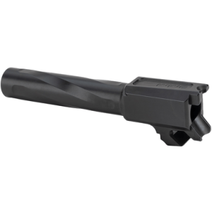 Zaffiri Precision Match Grade Barrel, Black 416R Stainless Steel Flush / Crown Fits Springfield Hellcat Pro - ZP.HCPROBBN