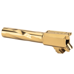 Zaffiri Precision Match Grade Barrel, Gold 416R Stainless Steel Flush / Crown Fits Springfield Hellcat Pro - ZP.HCPROBG