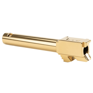 Zaffiri Precision Threadless Barrel, Gold 416R Stainless Steel Ported Fits Glock 17 Gen1-4 - ZP.17BCPG