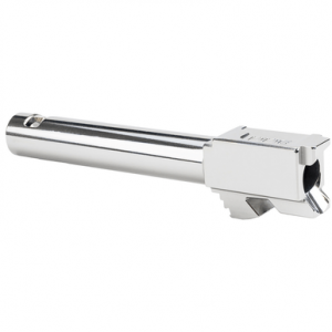 Zaffiri Precision Threadless Barrel, Silver 416R Stainless Steel Ported Fits Glock 17 Gen1-4 - ZP.17BCPSS