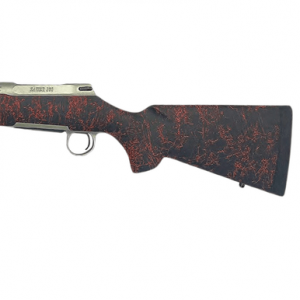Sauer 100 Silver XT Rifle, 22" Stainless Steel Cerakote Barrel Stainless Cerakote Drilled & Tapped Steel Receiver Black/Red Webbing HS Precision Synthetic 5+1rd Stock Sports South Exclusive Full Size 30-06 Springfield - 80118099