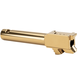 Zaffiri Precision Match Grade Barrel, 3.89" Gold 416R Stainless Steel Ported Fits Glock 19 Gen1-4 - ZP.19BCPG