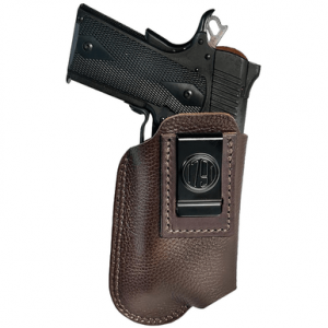 1791 Gunleather Optic Ready Light Bearing Fair Chasing Holster, IWB Size 03 Brown Left Hand - ORLBFCD3LBRWL
