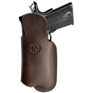 1791 Gunleather Optic Ready Light Bearing Fair Chasing Holster, IWB Size 04 Brown Left Hand - ORLBFCD4LBRWL