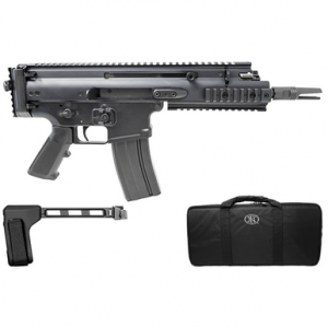 FN 38101882 SCAR 15P 5.56x45mm 30+1 7.50" Black Steel Barrel, Black Anodized Picatinny Rail Aluminum Receiver, SB Tactical Brace, Ambidextrous Pistol