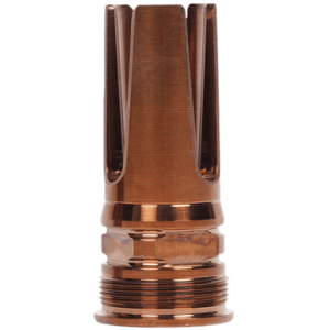Q LLC Flash Hider, Steel 1/2"x28 Threads 2.13" OAL 8.6 Blackout - ACCFH1/2288.6