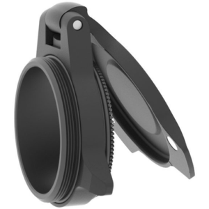Leupold Alumina Scope Cover, Matte Black Aluminum 20mm Objective Screw On Mount Flip Open - 59030