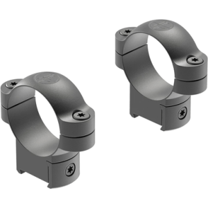 Leupold Ring Mounts, Black Steel 30mm Tube Medium Fits CZ 527 - 177365