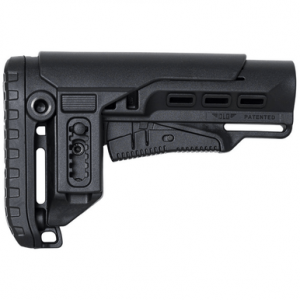 NcStar Tactical PCP52 Mil-Spec Stock, Black Synthetic Collapsible with Adjustable Cheekpiece - VG087052