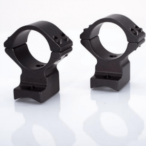 Weatherby Scope Mount/Ring Combo, Matte Black Alloy 30mm Tube Medium Rings Magnum 9-Lug Action Weatherby Mark V - W740705