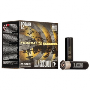 eral PWBX1343 Black Cloud FS Steel 12 Gauge 3.5 1 1/2 Oz 3 Shot 25 Bx/ 10 Cs Ammo