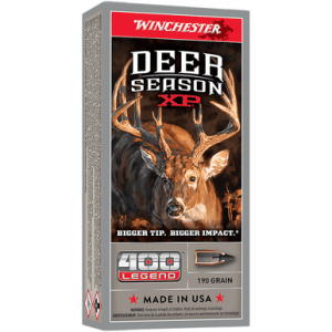 Winchester Ammo X400DS Deer Season XP 400 Legend 190gr 20 Per Box