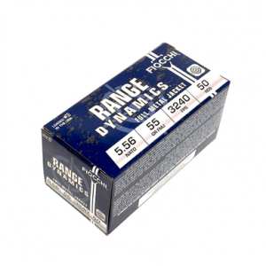 cchi 556M193L Range Dynamics 5.56x45mm NATO 55 Gr Full Metal Jacket Boat-Tail (FMJBT) 50 Bx Ammo