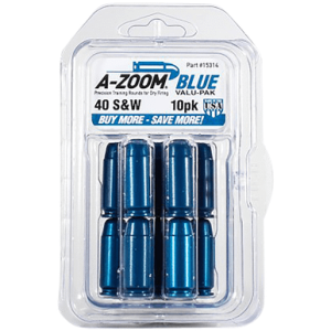 A-Zoom A-Zoom Pistol Blue Snap Caps, Aluminum 10 Pack 40S&W - 15314 - $29.98 at DEGuns