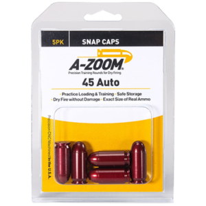 A-Zoom A-Zoom Precision Pistol Snap Caps 45 ACP 5-Pack - 15115 - $24.98 at DEGuns