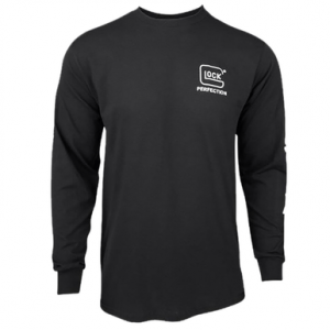 Glock Perfection Long Sleeve Tee Shirt, Black Pre-Shrunk Cotton Long Sleeve 2XL - AP96102