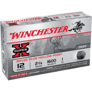 chester X20RSM5VP Super X 20 Gauge 2.75 3/4 Oz Rifled Slug Hollow Point Shot 15 Bx/ 10 Cs (Value Pack) Ammo