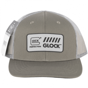 Glock Patch Hat, White Mesh Gray OSFA