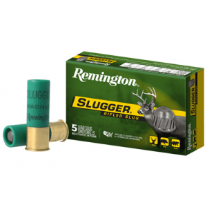 ington Ammunition 20270 Slugger 12 Gauge 3 1 Oz Rifled Slug Shot 5 Per Box Ammo