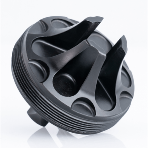 Rugged Suppressors FC006 Flash Hider Front Cap 7.62mm, Black Steel for Some Rugged Suppressors