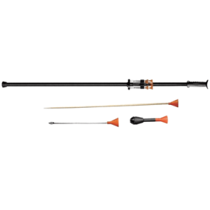 Cold Steel Big Bore Blowgun, Black 4 ft Long Includes Mouthpiece/Ferrule/Quiver 36 Darts .625 Magnum - CSB6254Z