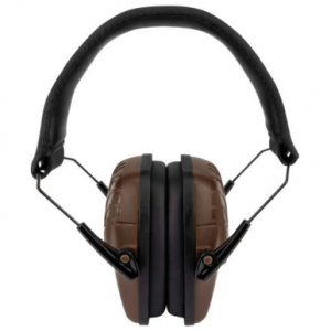 Radians Low Profile Earmuff, 23dB Over the Head Brown - DULOHPBRNBX