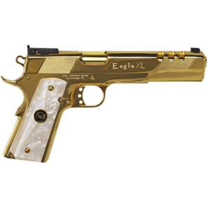 Iver Johnson Arms GOLDEAGLEXL10WP Golden Eagle XL Deluxe Full Size Frame 10mm Auto 8+1 6" 24K Gold Pistol