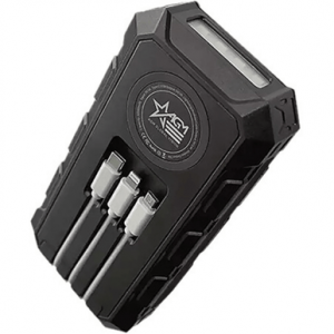 AGM Global Vision Solar Power Bank, Black 5V 8-10 Hrs 30,000 mAh Battery - 6628XPB31