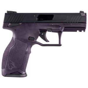 Taurus 1-2TX22P341-15 2TX T.O.R.O. 22 LR 15+1 4.10" Hard Anodized Black 22 LR Purple Wine Polymer Frame 16-Round With Manual Safety