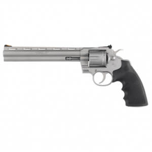 Colt Mfg Python Revolver, 8" Bead Blasted Vent Rib Barrel Bead Blasted Cylinder & Frame Black Hogue Overmolded Grip Exposed Hammer 6rd 357 Mag - PYTHONSM8RTS