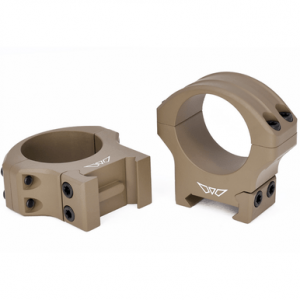Warne HyperLite Scope Rings, 30mm Tube Low MagnaFusion Dark Earth Rings Rifle - 8513DE