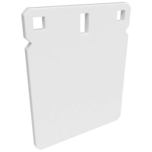 Birchwood Casey Centerfire Target, White 3/8" AR500 Steel 4" Square Gong - BC-SQR4-38