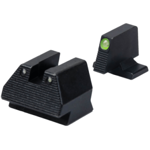 HK Elevated Night Sight Set, Black Steel Green Tritium Front Sight for HK VP9OR - 51000939