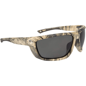Radians Safety Glasses, Scratch Resistant 99.9% UV Rating Smoke Gray Lens Rubber Mossy Oak Frame - DUFF1402PC
