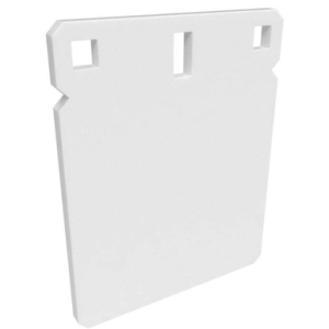 Birchwood Casey Centerfire Target, White 3/8" AR500 Steel 6" Square Gong - BC-SQR6-38
